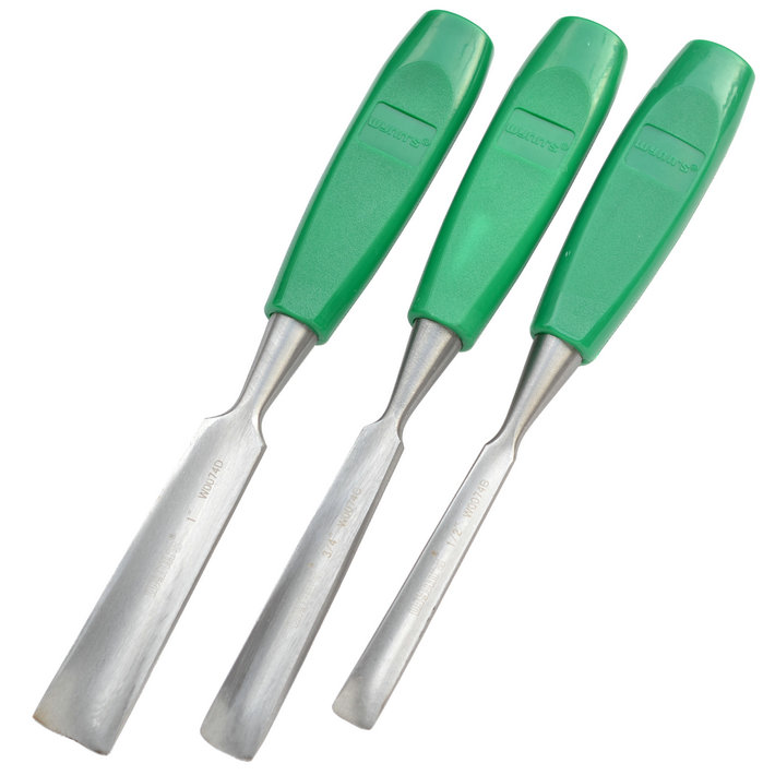 Wynn's Wei LEGACY plastic handle semi-circular woodworking chisel Semi-circular woodworking chisel Manganese steel semi-round chisel W0074