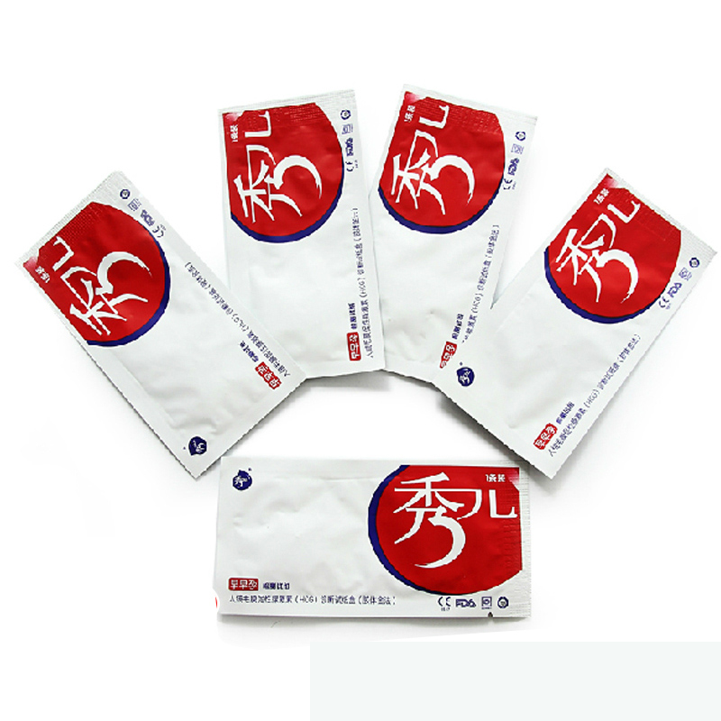 秀儿 早孕试纸6条+6尿杯 早早孕怀孕测孕纸验孕纸检测 试验孕棒T