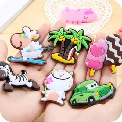 Creative cute animal refrigerator sticker magnet cartoon three-dimensional early education soft glue magnetic magnet creative home 10g