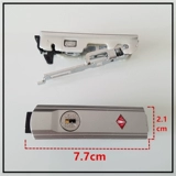 Чемодан, аксессуары, замок, алюминиевый кейс, фиксаторы в комплекте