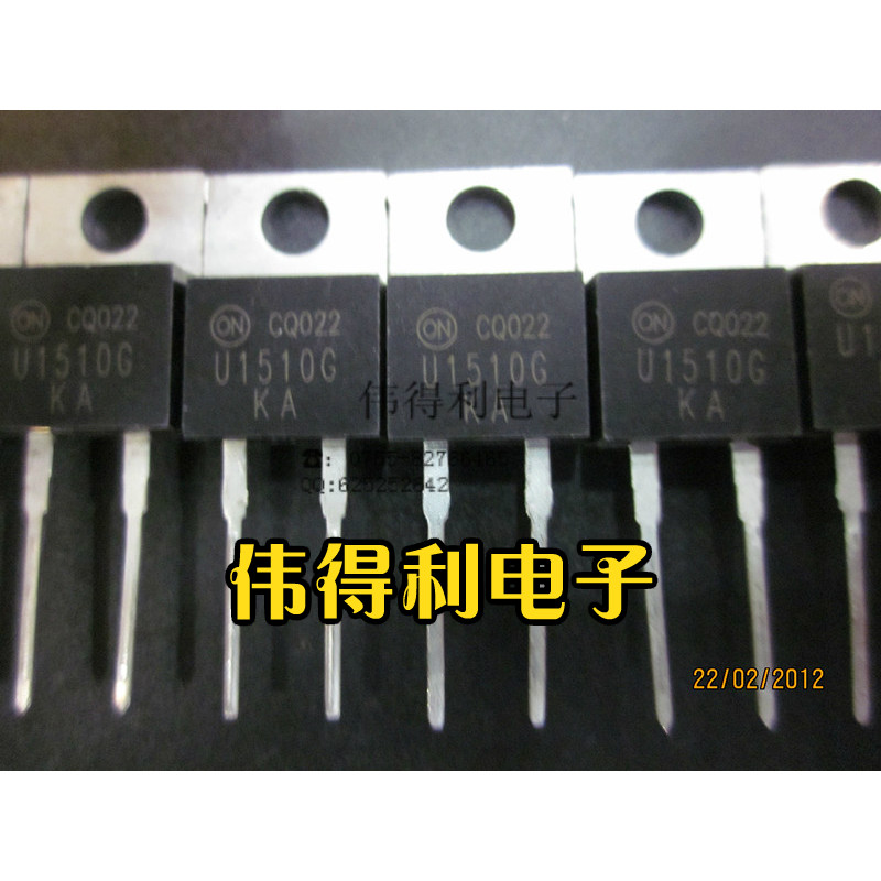 Fast recovery of the diode MUR1510G MUR1510 MUR1510 15A 100V TO-220