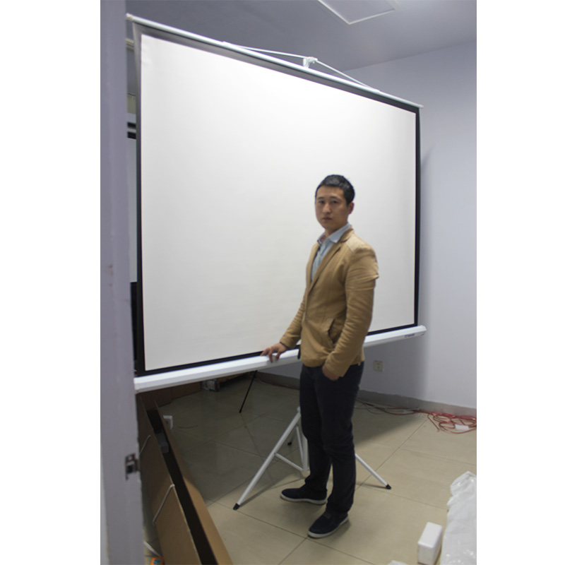 Bracket curtain 4:3 100 inch 120 inch 150 inch spot projection bracket screen electric curtain office screen