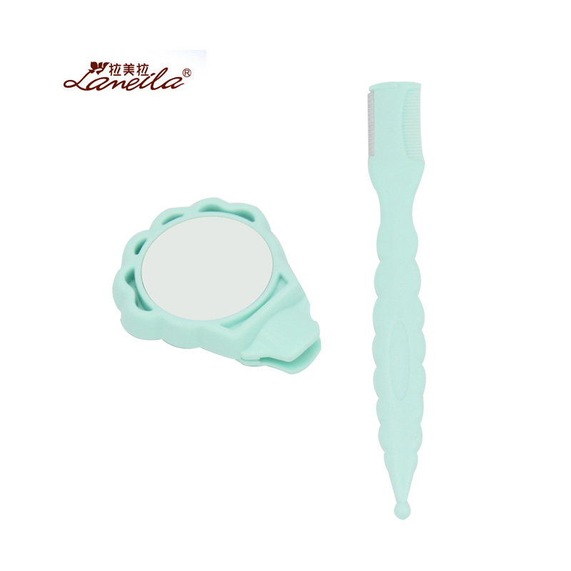 【天猫超市】拉美拉 带镜带梳Q版 修眉刀 A0834 方便实用美眉刀