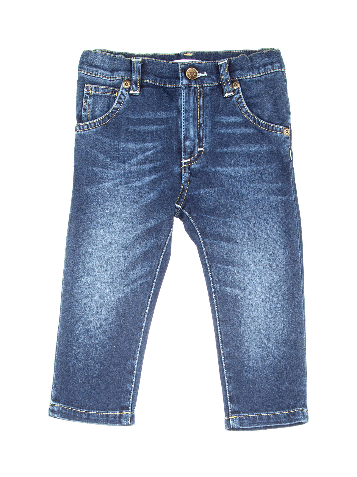 Dolce&Gabbana 蓝色水洗牛仔长裤