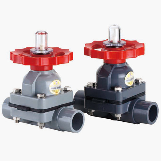 Shanghai Youli UPVC diaphragm valve 25mm DN20 PVC Yangfaucet type chemical diaphragm valve acid-resistant pH