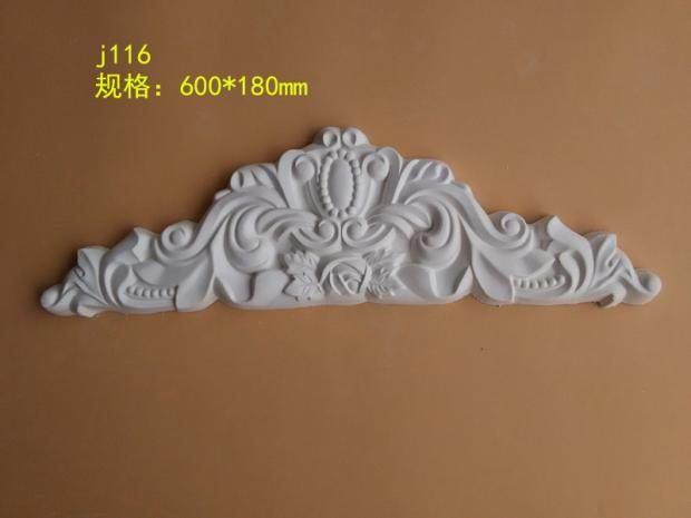 Gypsum Flower Corner J116 Wall Decoration With Wall Flower Pattern