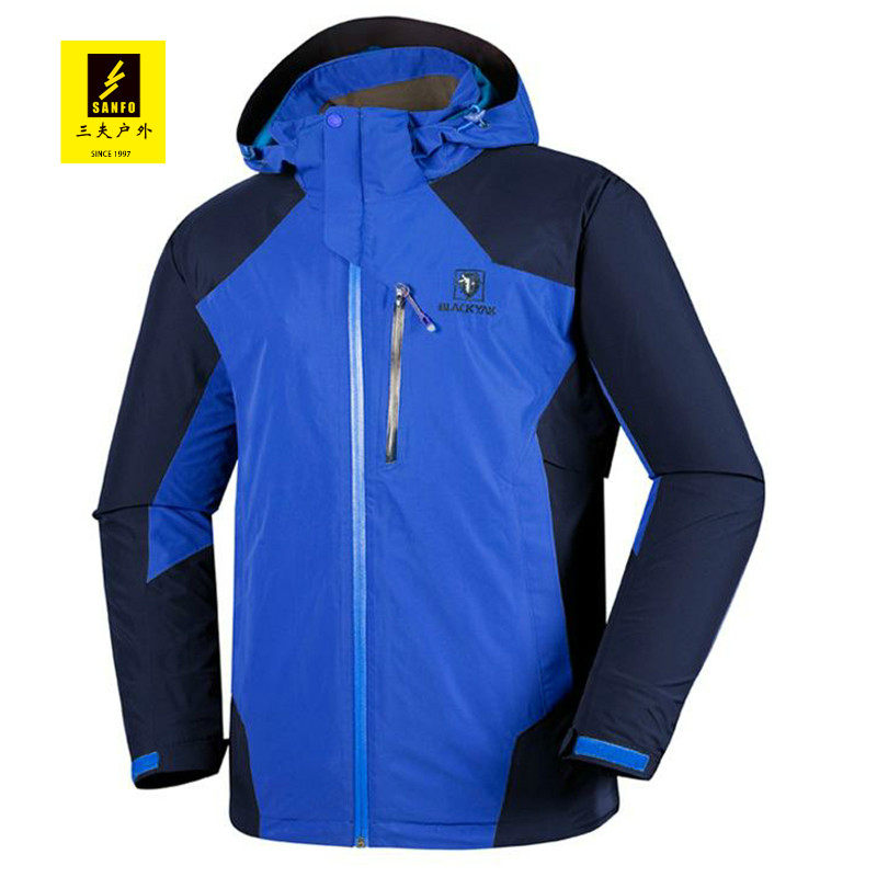 SANFO/三夫 十五周年布来亚克男款三合一冲锋衣 GTX