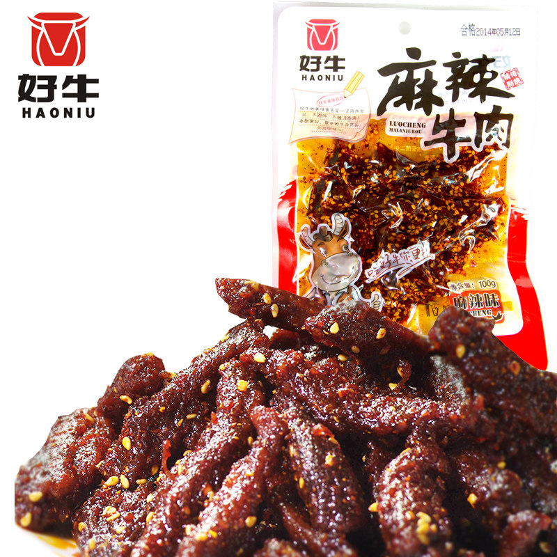 【天猫超市】好牛 麻辣牛肉100g（麻辣味） 肉干类休闲零食小吃