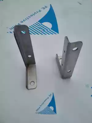 Stainless steel bracket Stainless steel L-shaped bracket Solid thickness 3mm 201 stainless steel length 150 width 80mm