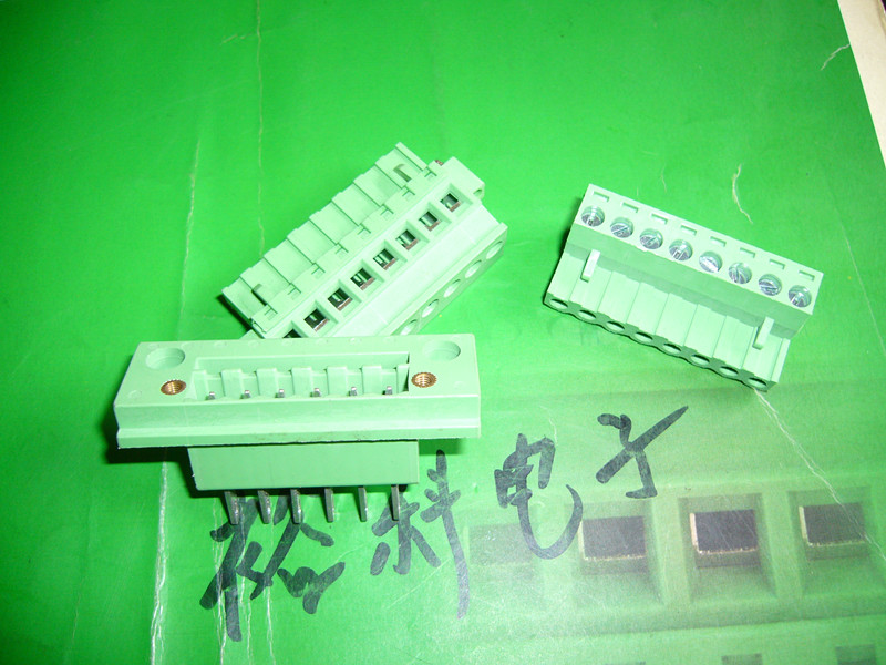 Terminal PCB terminal block JK2EDG-508-6P spacing 5 08MM through the wall