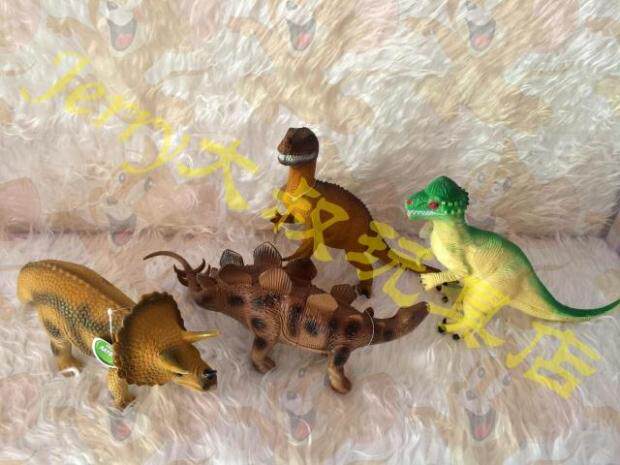 Osni simulation dinosaur model 4 suites F0028-3 PVC hardware plastic