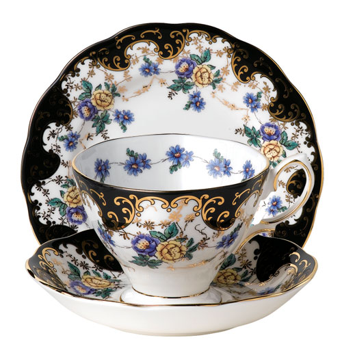 台湾官网直邮进口【Royal Albert】茶杯三件组1910-百年纪念