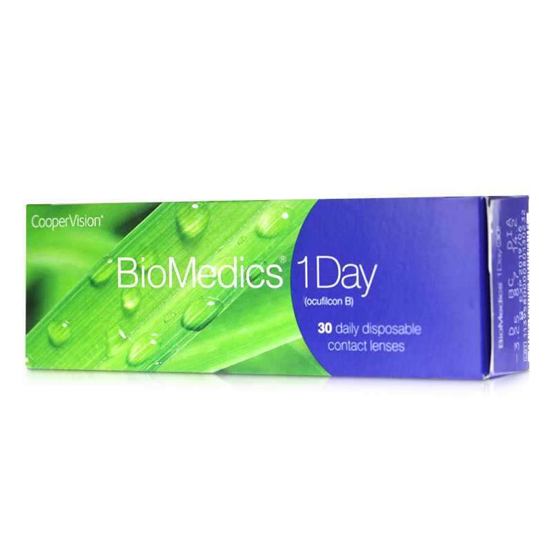 [送润眼液伴侣盒]库博酷柏欧柯莱视隐形眼镜日抛30片装 包邮 dk