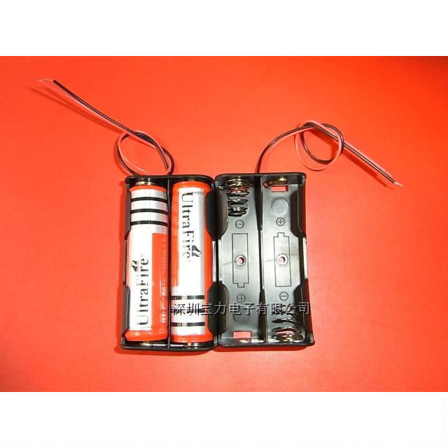 Tip 18650 tandem 7 2V 7 4V 8 4V 2 knots charging seat 2 bits 18650 battery case with wire