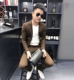 Bộ đồ thời trang nam thu đông 2018 phù hợp với áo hai dây Hàn Quốc cá tính màu nhỏ phù hợp với áo khoác nam kiểu dáng phù hợp với áo khoác nam áo vest dạ nam Suit phù hợp