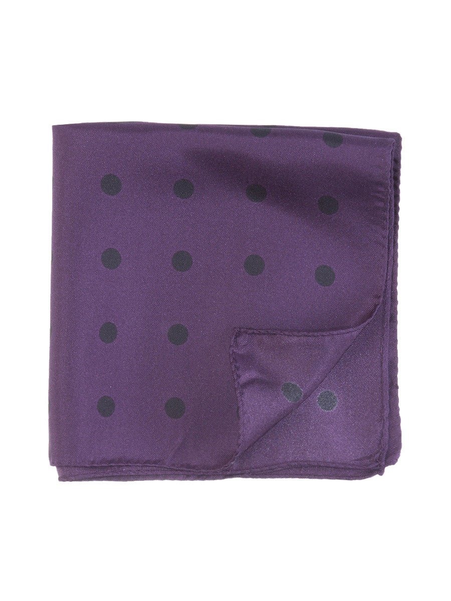 Dolce&Gabbana 紫色波点方巾