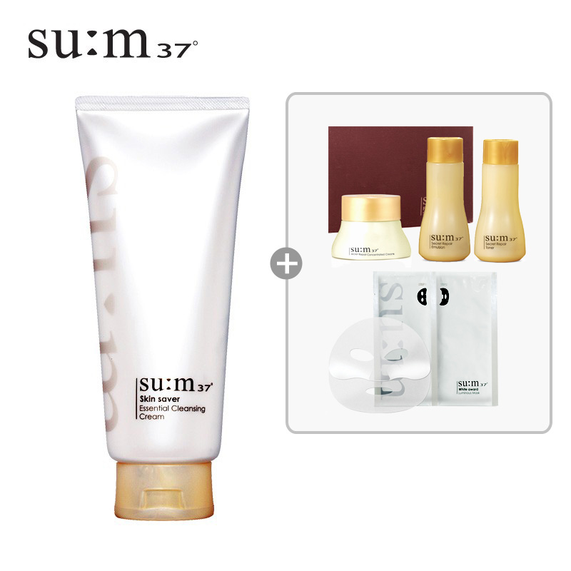 韩国LG直邮su:m37/苏秘(呼吸)  焕肤精华洁肤霜 200ml 提亮