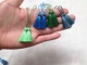 3cm handmade băng lụa tua rua mini quạt mặt dây chuyền vòng tay bông tai điện thoại di động phụ kiện trang sức phụ kiện - Vòng đeo tay Clasp vòng tay đẹp Vòng đeo tay Clasp