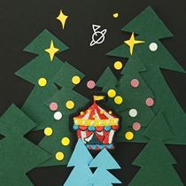 Cosmic mark Cosmic circus tent original design embroidery brooch gift cute for men and women