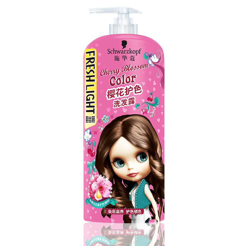 【天猫超市】Schwarzkopf施华蔻斐丝丽樱花洗发露680ml 花香锁色