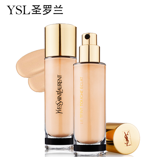 YSL/圣罗兰粉底超模粉底液SPF22 BR20清透 保湿遮瑕水嫩亮肤正品