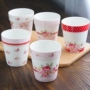 Taoquju Làm vườn gốm nước Cup Nhật Bản Cup hoa hồng mùa xuân Rhyme Tea Cup Uống Cup Cup Juice binh dung nuoc