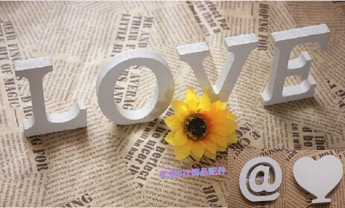 27 букв, чисто белые деревянные простые современные английские буквы, украшения для дома, свадьбы, реквизит для фотосъемки