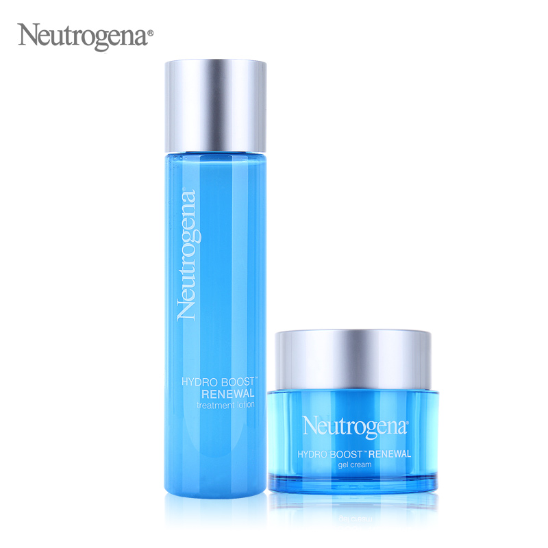 Neutrogena/露得清【新品】水活焕新精粹液+水凝霜套装补水保湿
