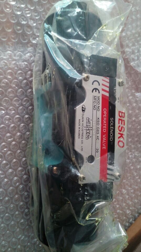 Supply South Korea DUKIN-BESKO hydraulic valve KSO-G02-66CA-10 filter element LPFE0625 new