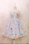 Alice cô gái ban đầu mới sơn dầu Lolita thiên thần xử lý nơ tie dây váy váy mùa đông