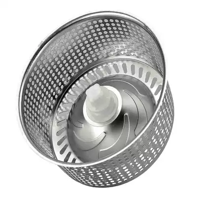 Mop pool drying basket accessories double drive universal stainless steel dewatering basket Metal blue water basket