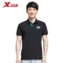 Xtep Nam Ngắn Tay Áo T-Shirt Ve Áo Mùa Hè Mỏng Giản Dị Nửa Tay Áo T-Shirt Top Men Polo áo polo Polo