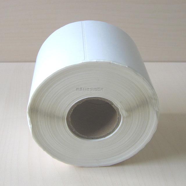 Meiku self-adhesive label 70*90*600 sheets of copper paper barcode label paper logistics switch packaging label paper