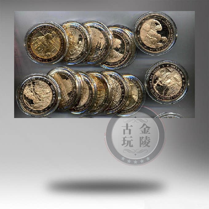 UNC USA to commemorate the great bronze medal engraving with exquisite 26 pieces (rare)