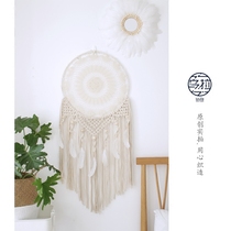 Wula hand-made dream-hunting dream catcher net big tapestry literary photography background cloth ins hanging painting wall painting wall painting wall painting wall carpet hanging cloth