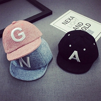 Baby hat spring and autumn cap letter embroidery hat Mens and womens childrens soft cornice hat casual baseball cap Tide childrens hat