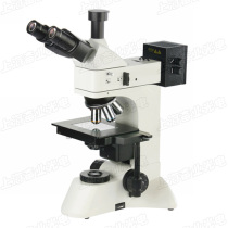 Trinocular transflective upright metallographic microscope