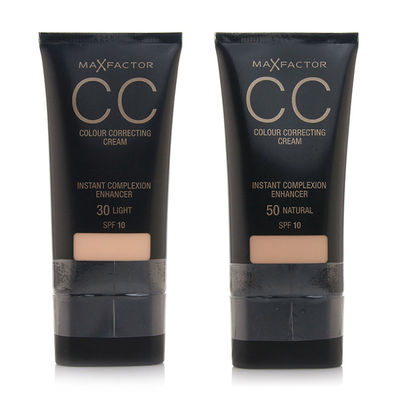 MaxFactor/蜜丝佛陀 净彩修颜CC霜 裸妆保湿遮瑕 控油隔离BB霜