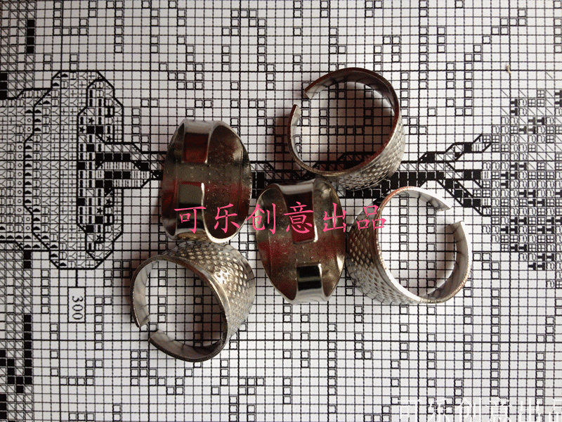 Thimble ring thimble hoop Metal thimble DIY hand tools Ring thimble needlework