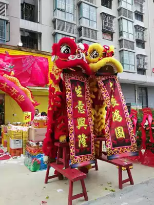 Dragon dance lion dance performance Dragon dance lion dance team opening ceremony hotel event show planning
