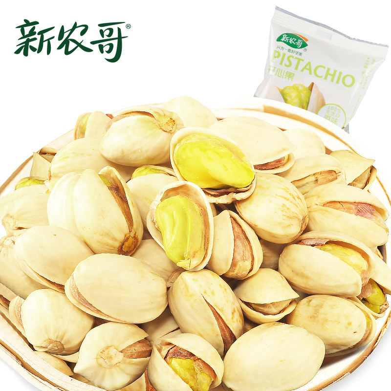 【天猫超市】新农哥原味分享装开心果20g 坚果炒货 办公零食