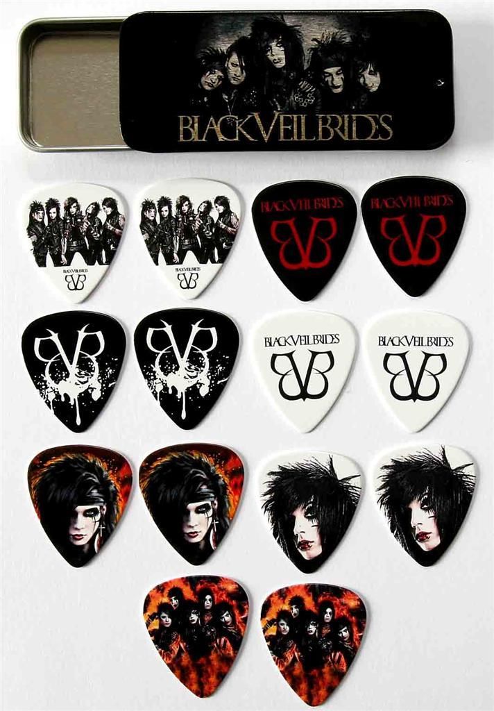 BVB Black Veil Brides Guitar Picks Box