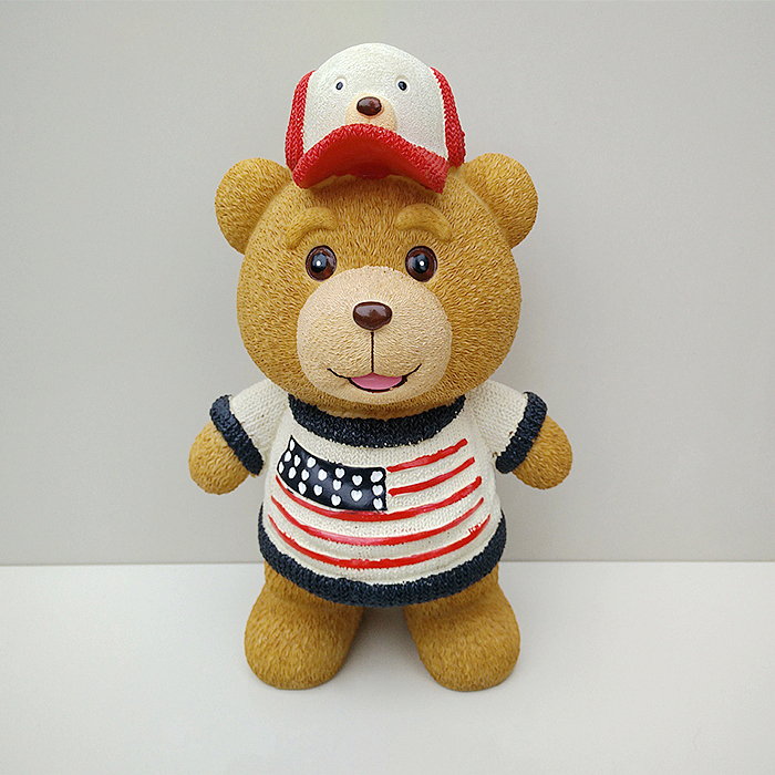 2014-11-6=26cm height 14cm wide - Red Hat Teddy Bear - Latex Mold Bear Mold Winnie Bear