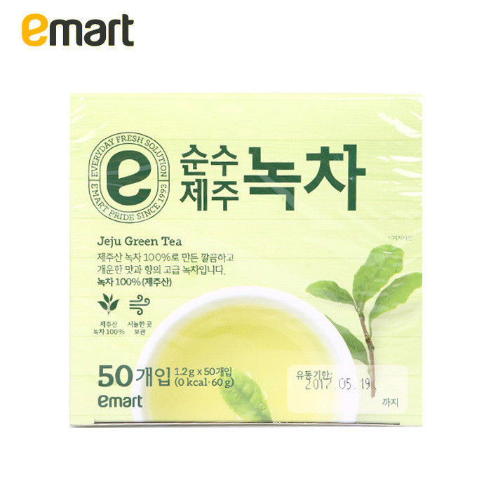 *EMART海外emart济州岛绿茶 60g（1.2gx50袋）泡装自然晾晒冲饮