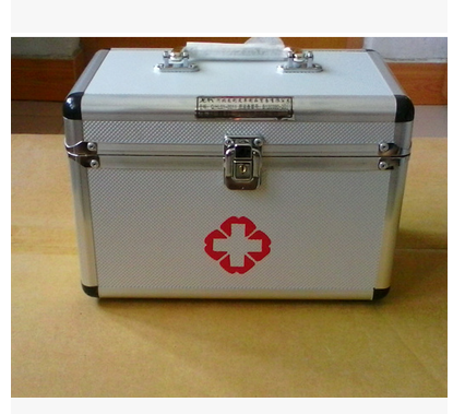 Household box multi-layer medicine storage box aluminum alloy first aid kit children's medicine box home medical box