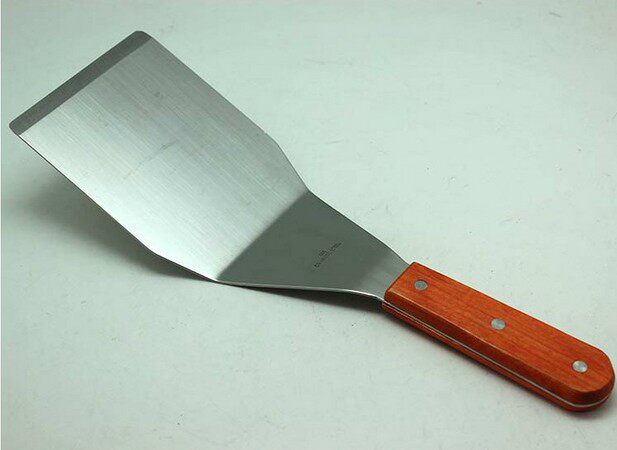 Iron Plate Burning Shovel Large Stainless Steel Shovel Kitchenware Green Onion Grab Cake Special Pancake Flat Shovel Onion Grab Cake Tool