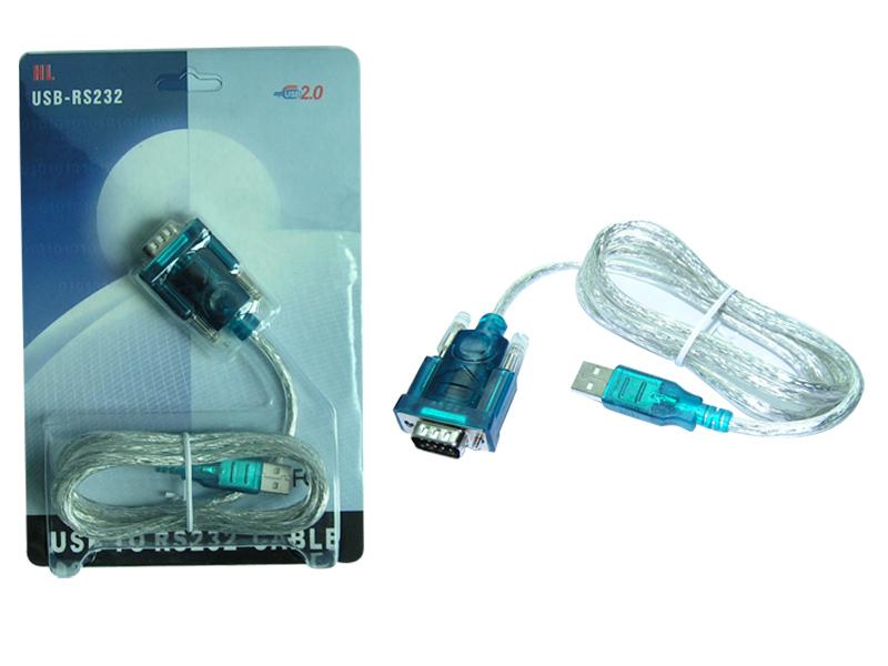 Original fit HL-340 USB transfer serial port line USB transfer RS232 (COM) USB transfer 9-pin serial port line