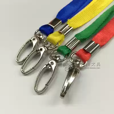 Badge rope, ID rope, sling, hanging clip rope, lanyard, olive buckle, sling, smooth surface, good quality