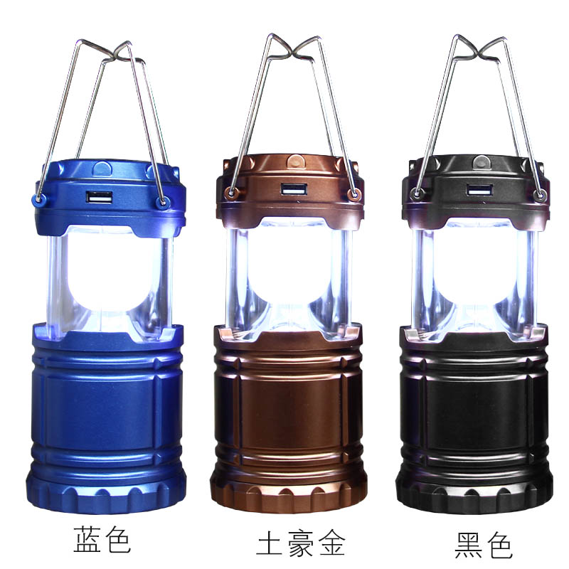 Outdoor Field Multifunction Rechargeable Super Bright LED Tent Camping Light Solar Tent Light Coal Oil Lamp Camping Light