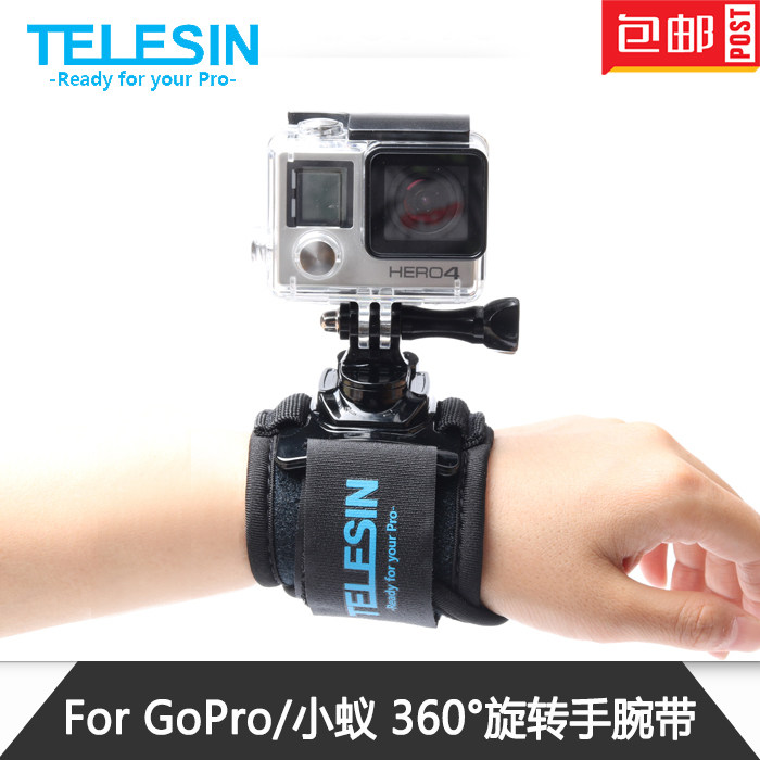 Gopro10 wrist care hero9 8 7 small ant sport camera 360 degrees can turn to arm fixing with accessories